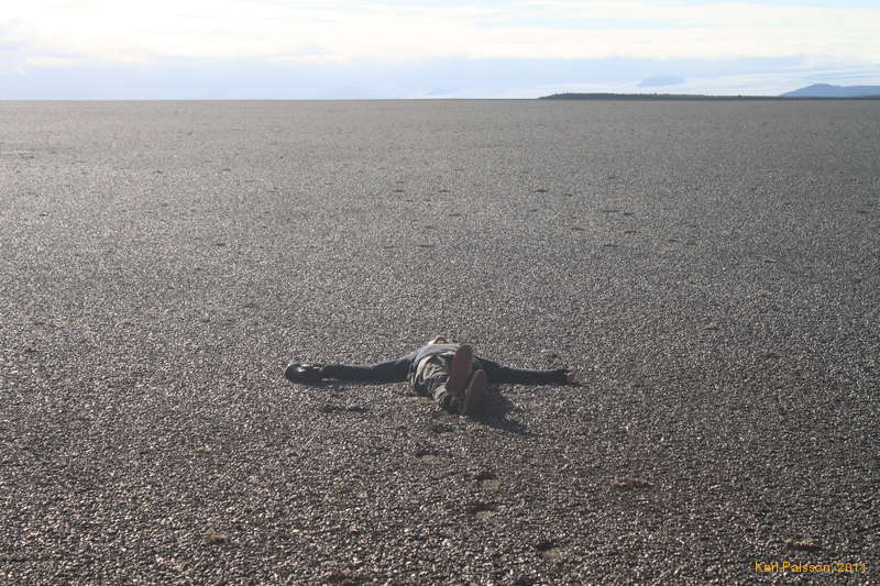 Viðar takes a break