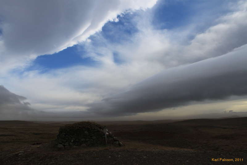 Big clouds at Orravatnakofi