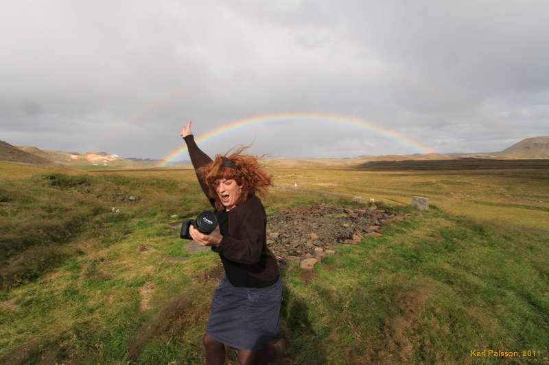 Kata flies through the rainbows!