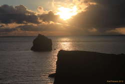 Sailing into the sunset