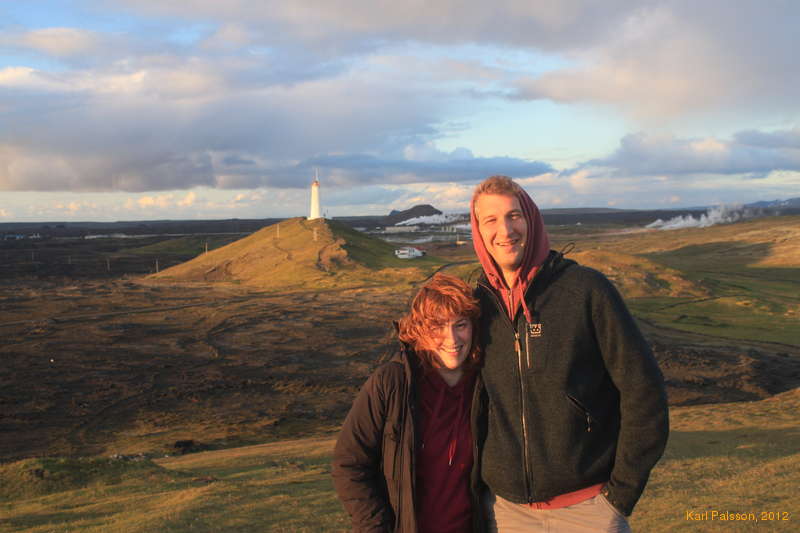 Kata and Wolfgang at Reykjanesvíti