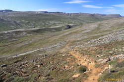 Nice path down the west side