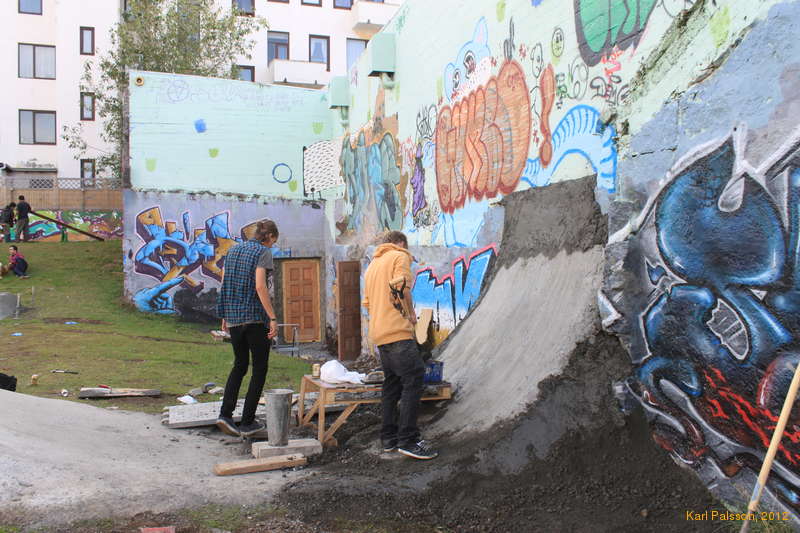 Hjartatorg gets some skate ramps