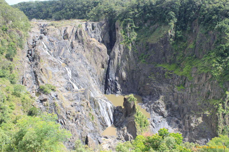 Barron Falls are not very interesting when not in flood