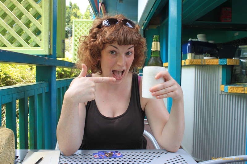 The bar provides stubby coolers