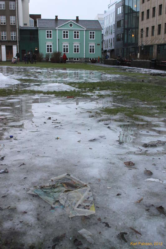 Melting snow can be ugly