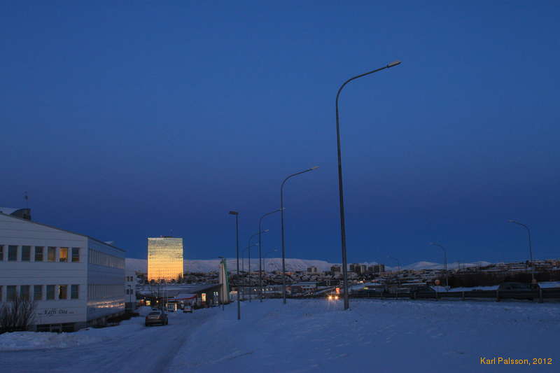 Sunset in Kópavógur