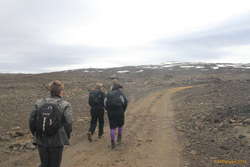 Bjarni, Tryggvi, Nodis and Al, looking South