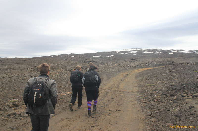Bjarni, Tryggvi, Nodis and Al, looking South