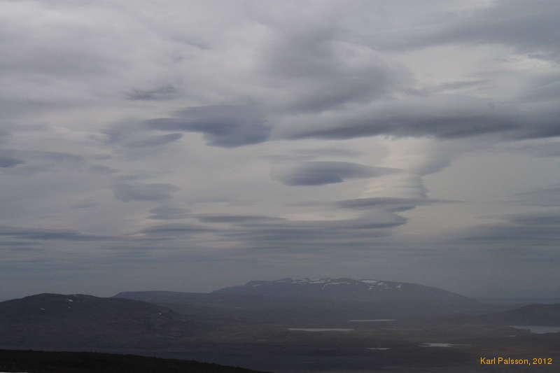 Nice clouds in the west