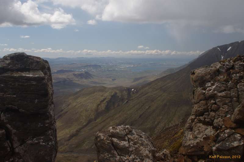 Back to town from the ridge