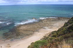 Rock shelves at Devil's Elbow