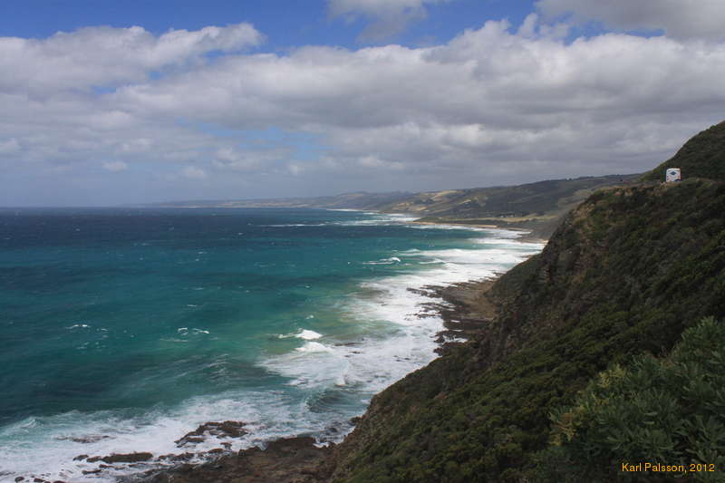Beautiful coastline towards Apollo Bay