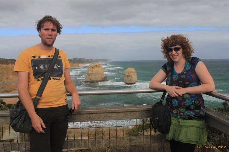 Kata and I at the 12 Apostles
