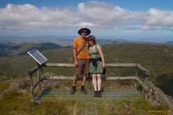 Kata and I at the Bundabulla Lookout