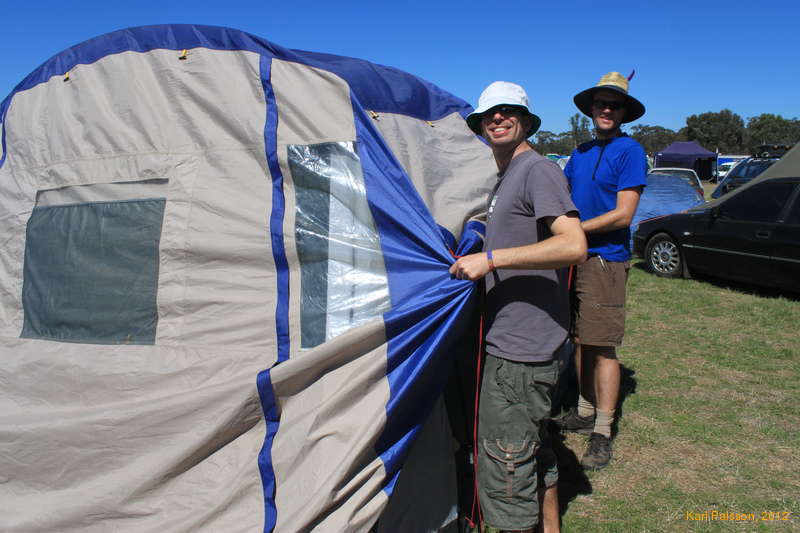 Damo and Karl at Maitreya