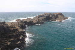Columns at the Kiama Blowhole