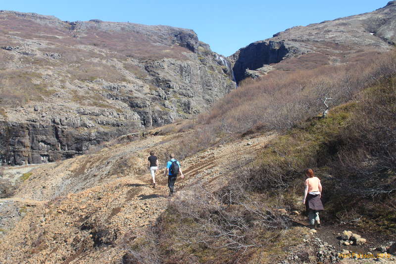 Following the new track