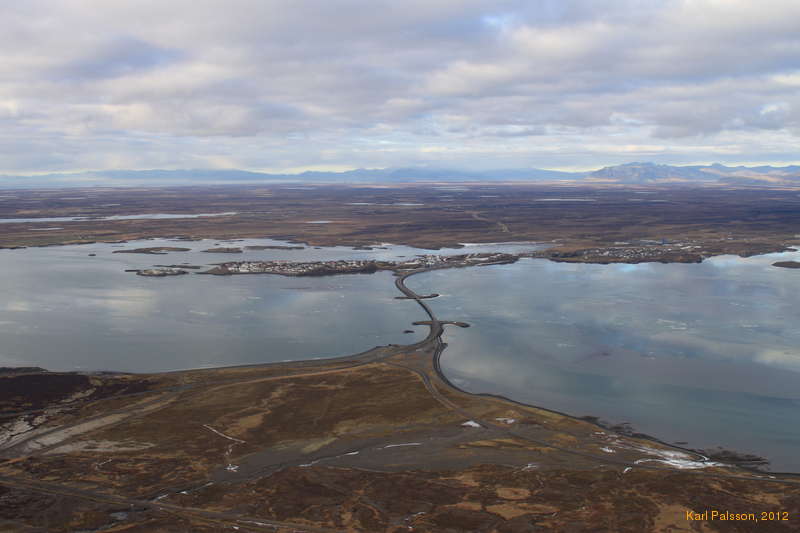 Borgarnes from Tungukollur