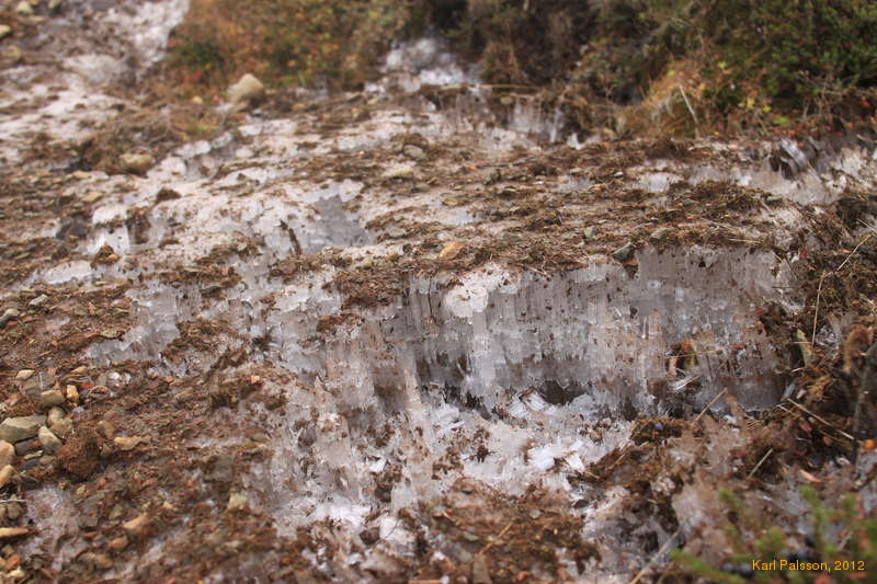 Well frozen ground