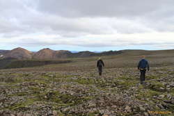 Crossing over towards Laufaskörð