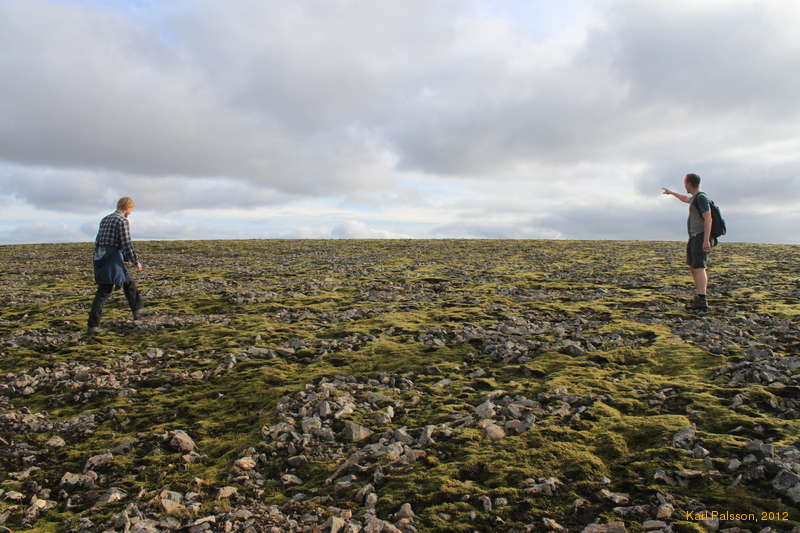 Bjöggi and Logi arriving at the 