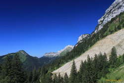 We hiked just on the right side of this ridge most of the way