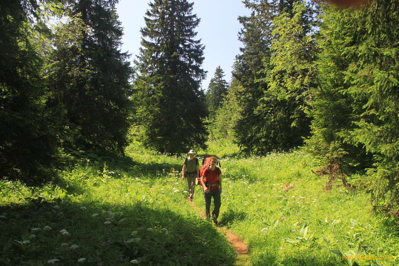 Charline and Jared, near Habert de la Dame