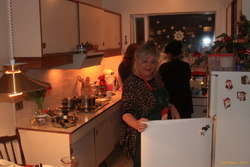 Bára in the kitchen