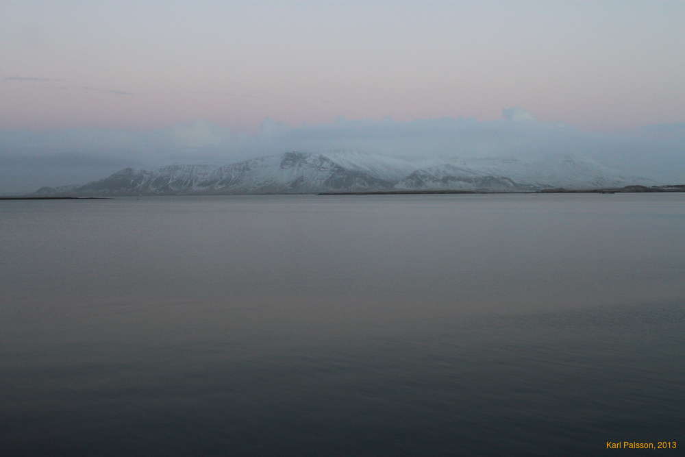 Winter afternoon on the bay