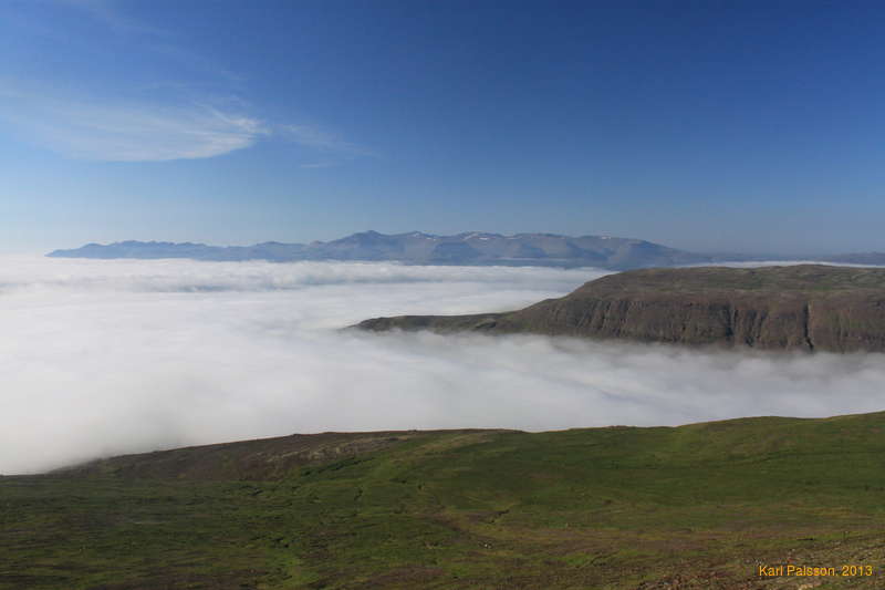 Looking over to Skarðsheiði