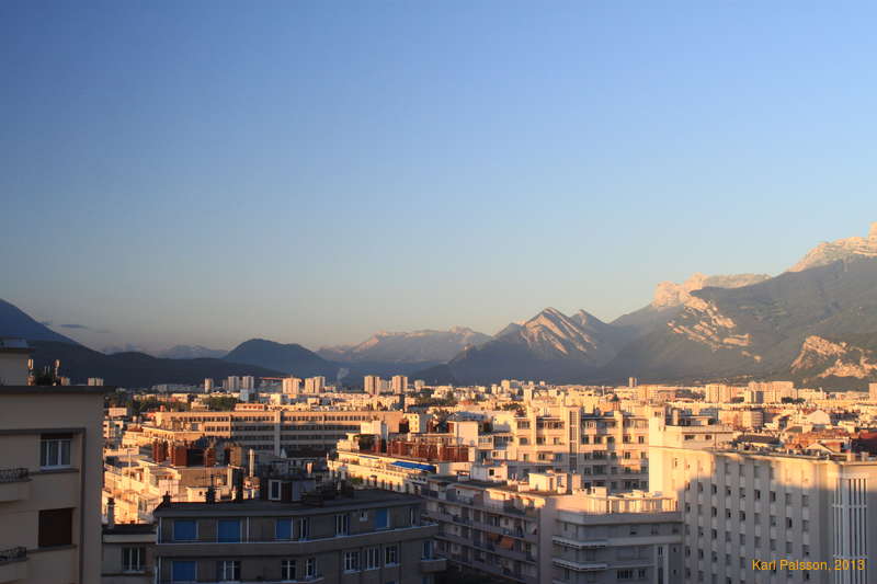 Nice view from Jared and Charline's balcony