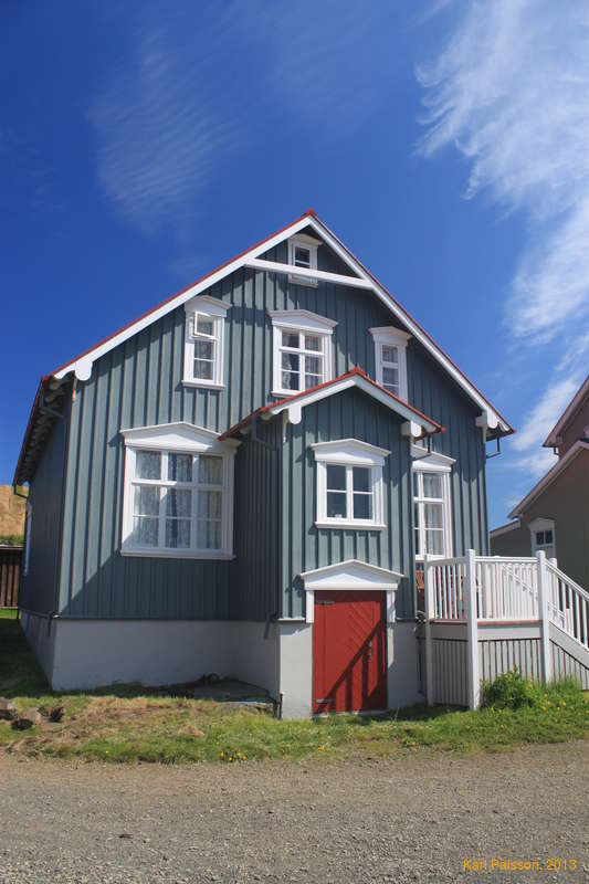 One of the lovely houses in Flatey