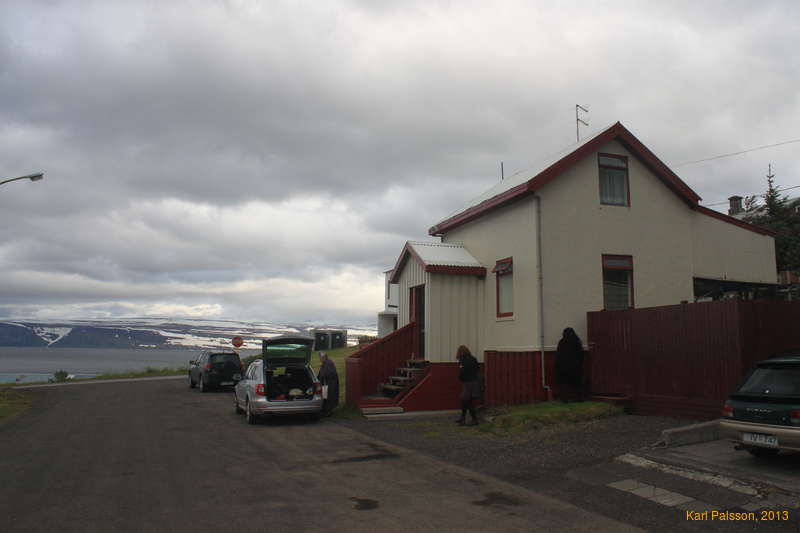 Our little cabin, complete with drying shed attached to the back