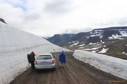 Still snow in the mountains