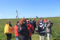 Kata and her kría shield