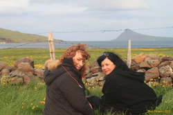 Kata and Begga relaxing in the sunshine