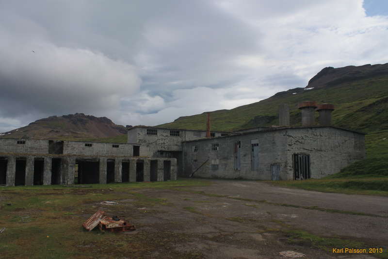 The old herring factory at Eyri