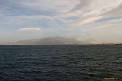 Ash clouds over Esja