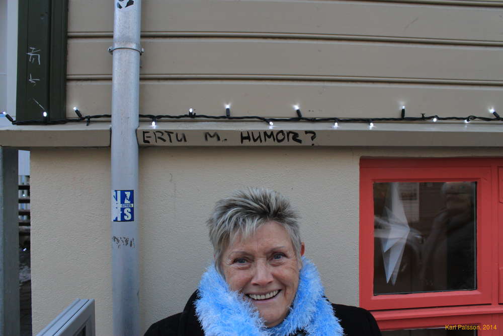 Do you have a sense of humour? (With a convenient tourist)