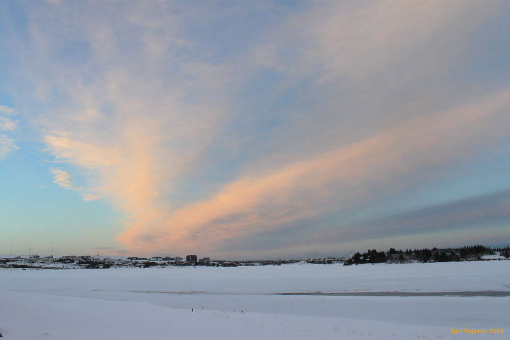 Afternoon by Elliðaárvatn