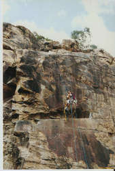 Bob aiding Gang Bang Wall at KP