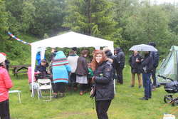 Camping in the trees! Near Hólar