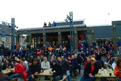 Watching the world cup on Ingolfstorg