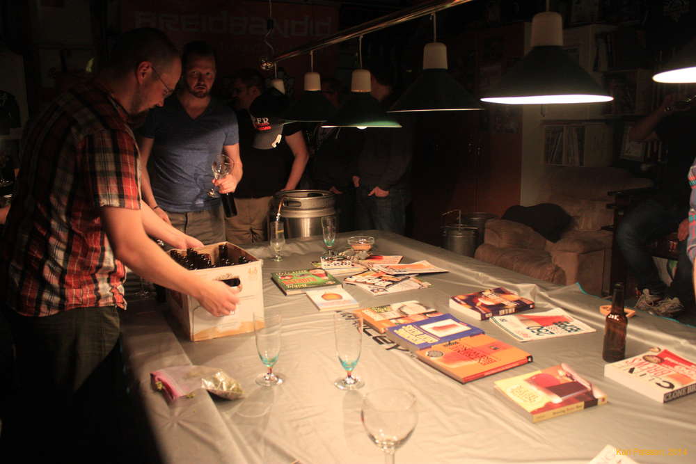 Rúnar presenting his Oktoberfest