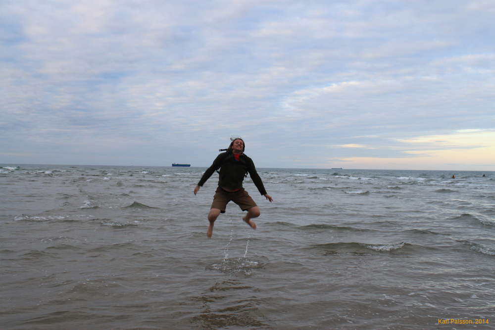 Hovering over the meeting of the Baltic and the North seas