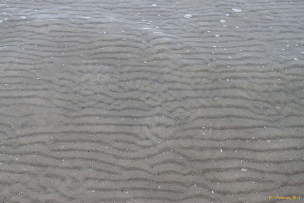 Ripple patterns at Skagen