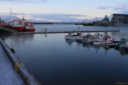 Ice in the old harbour