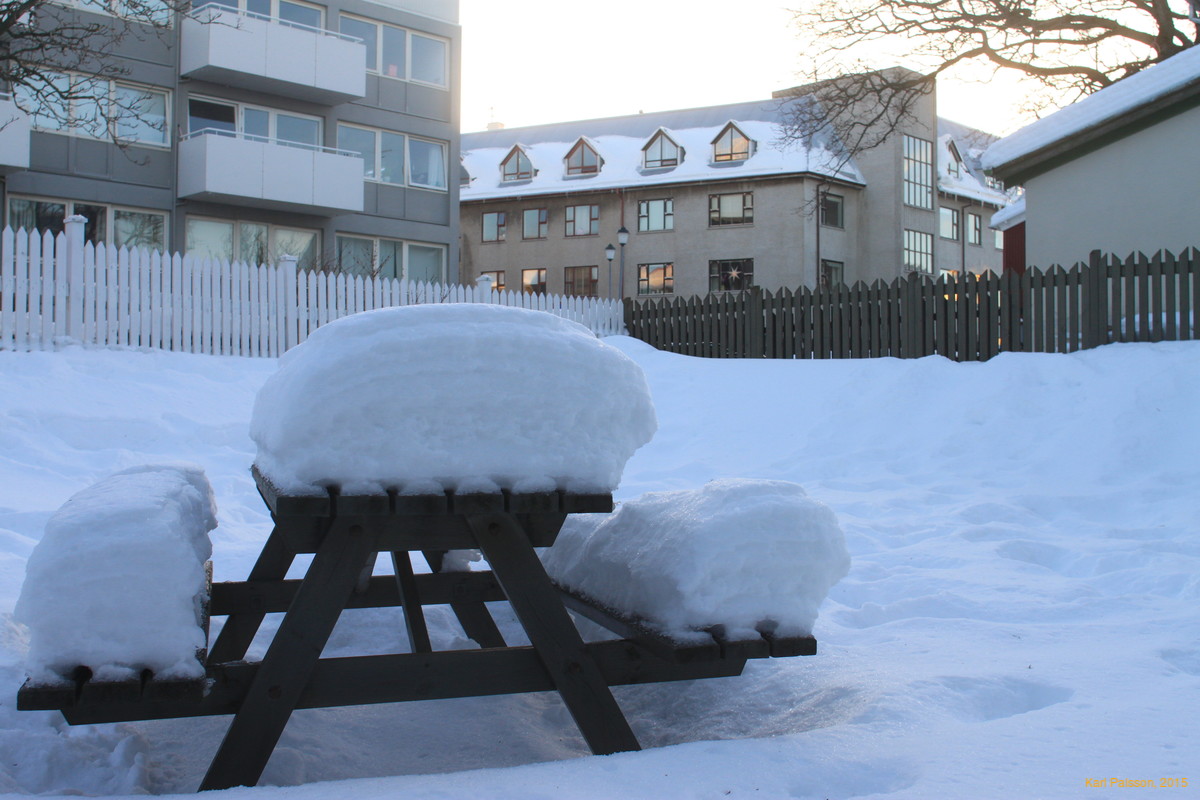 Snowdepth in our garden
