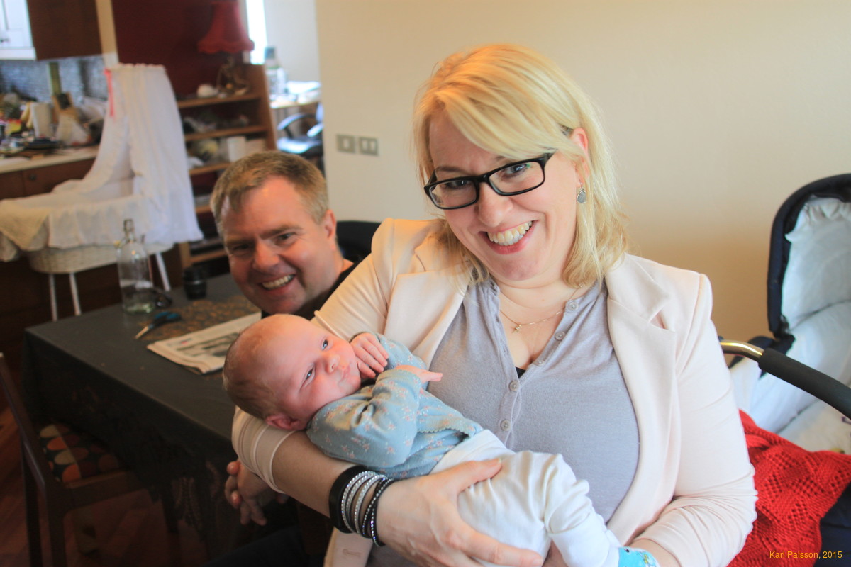 With Herdís and Nonni